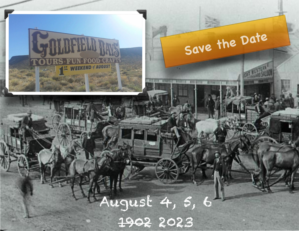 Goldfield Days 2023 Save the Date 